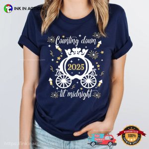 2025 Counting Down Til Midnight Disney New Year’s Eve Comfort Colors Shirt