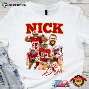 49ers NICK BOSA Collection T shirt 4