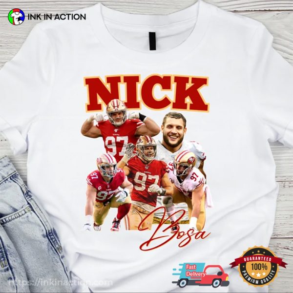 49ers NICK BOSA Collection T-shirt