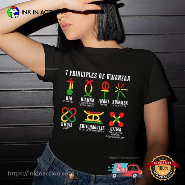 7 Principles Of Kwanzaa African American Holiday Shirt