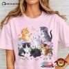 Adorable Kittens And Flowers Vintage Comfort Colors T-shirt