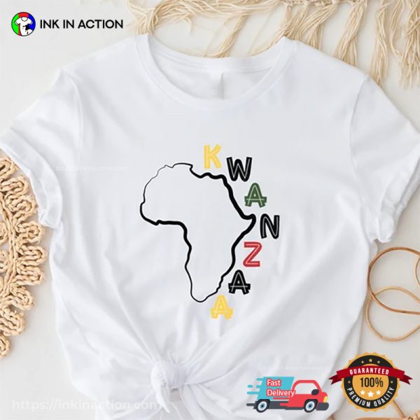 African Black Kwanzaa Clipart Unisex T-shirt