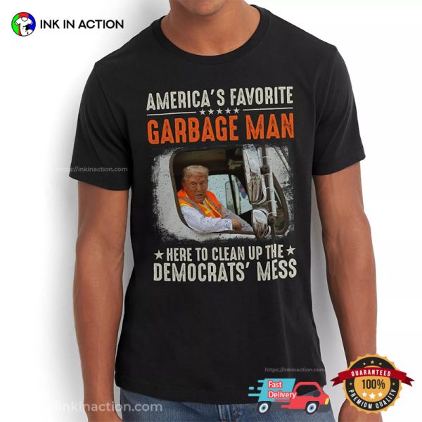 America’s Favorite Garbage Man Funny Vote Trump 2024 T-shirt