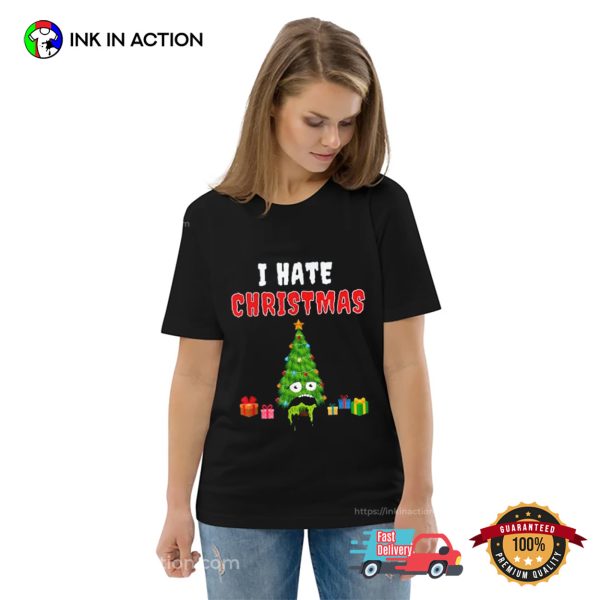 Anti Christmas Xmas I Hate Christmas T-Shirt