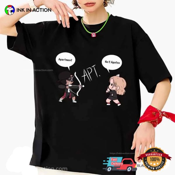 Apartment No Apateu ROSE  Bruno Mars Cartoon T-shirt