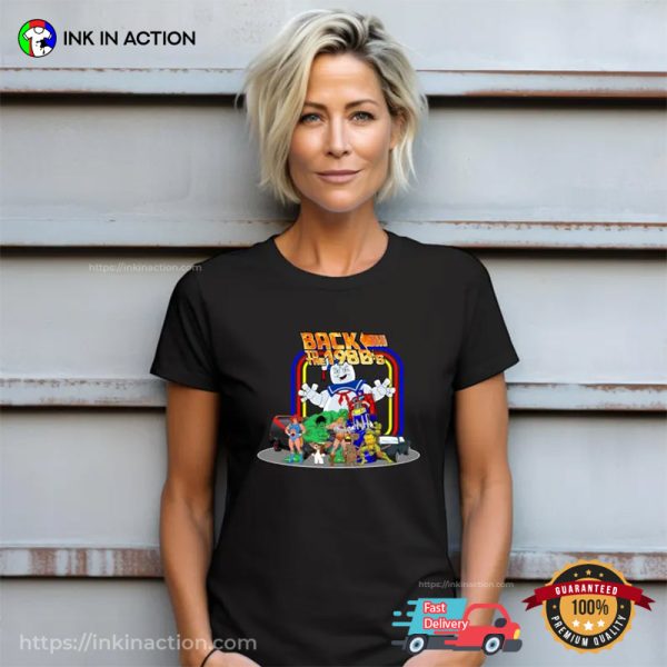 Back To The 1980’s Retro Cartoon Characters T-shirt