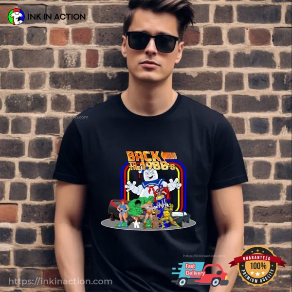 Back To The 1980’s Retro Cartoon Characters T-shirt