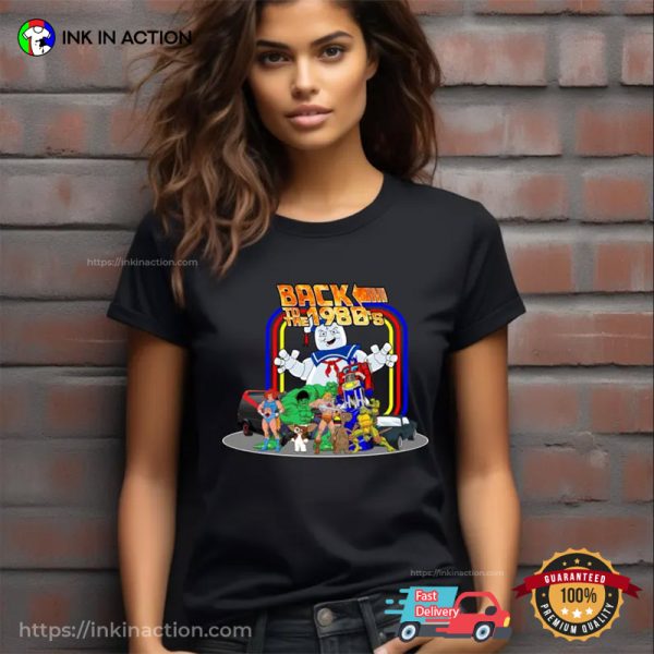 Back To The 1980’s Retro Cartoon Characters T-shirt