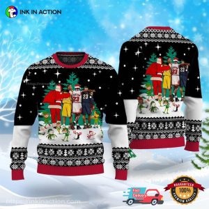 Basketball 2024 Ugly Christmas Sweater