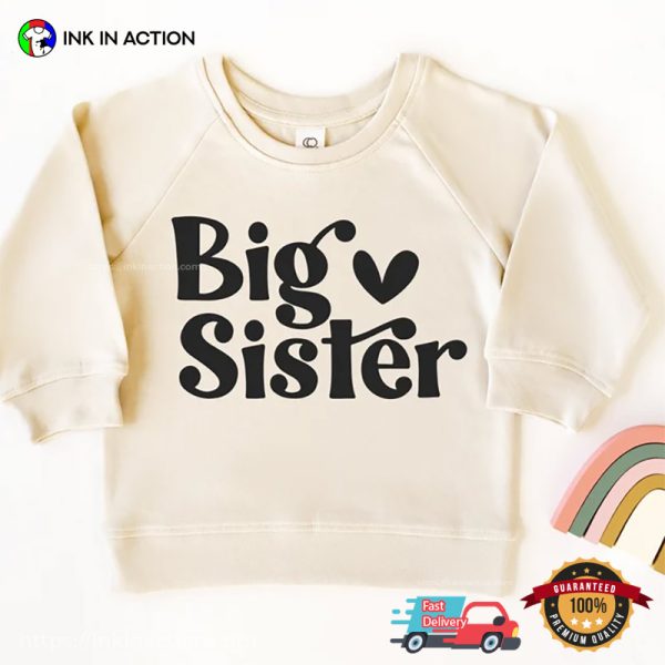 Big Sister Boho Sister Comfort Colors Tee