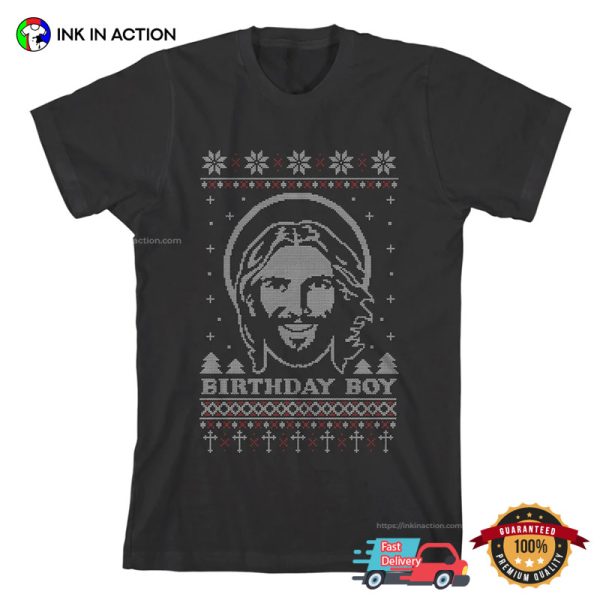 Birthday Boy Jesus Ugly Christmas T-shirt