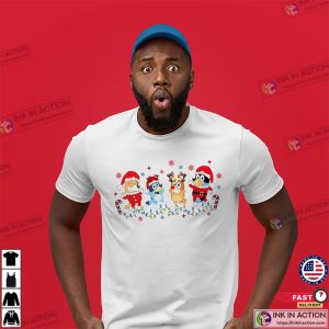 Bluey Christmas Ready To Press T-shirt