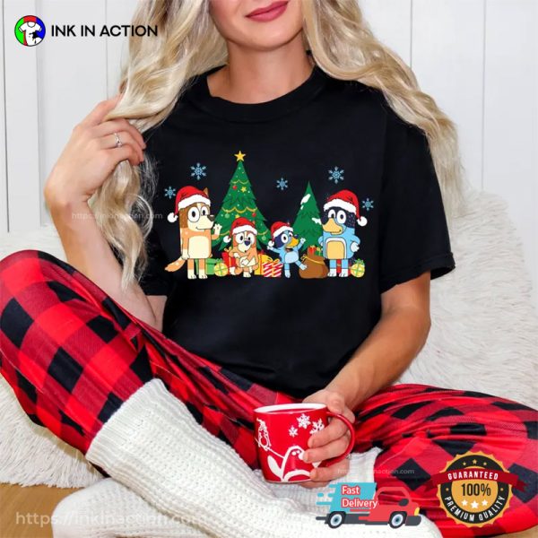 Bluey Family Christmas Reunion T-shirt