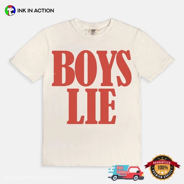 Boys Lie Simple Boys Parody Meme Comfort Colors T-shirt