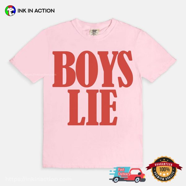 Boys Lie Simple Boys Parody Meme Comfort Colors T-shirt