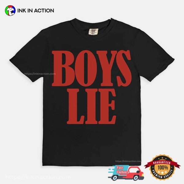 Boys Lie Simple Boys Parody Meme Comfort Colors T-shirt