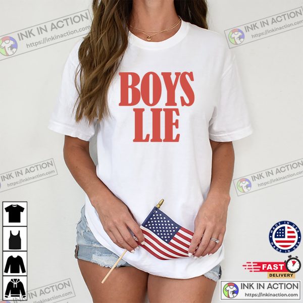 Boys Lie Simple Boys Parody Meme Comfort Colors T-shirt