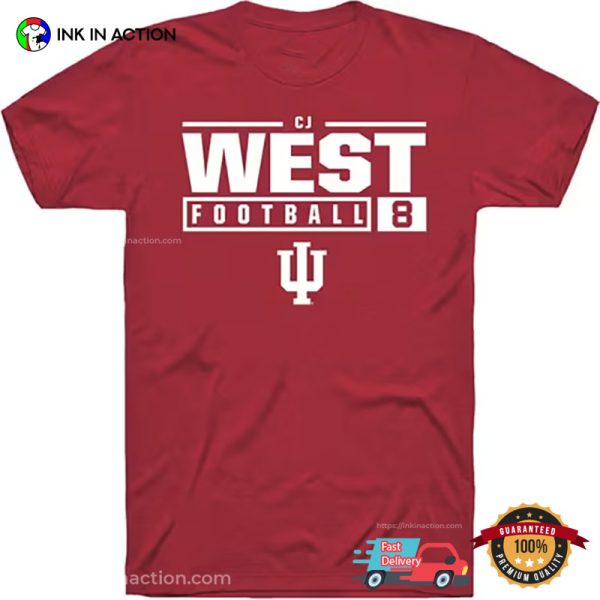 CJ West Indiana Hoosiers NFL Tee