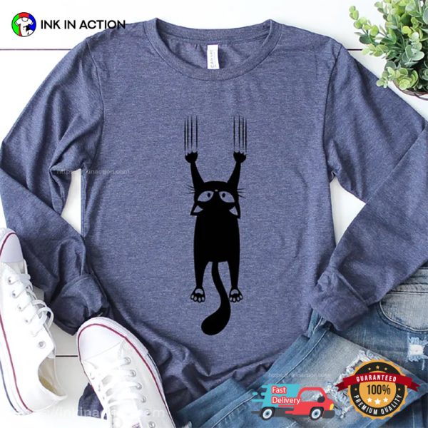 Cat Scratch Comfort Colors T-shirt