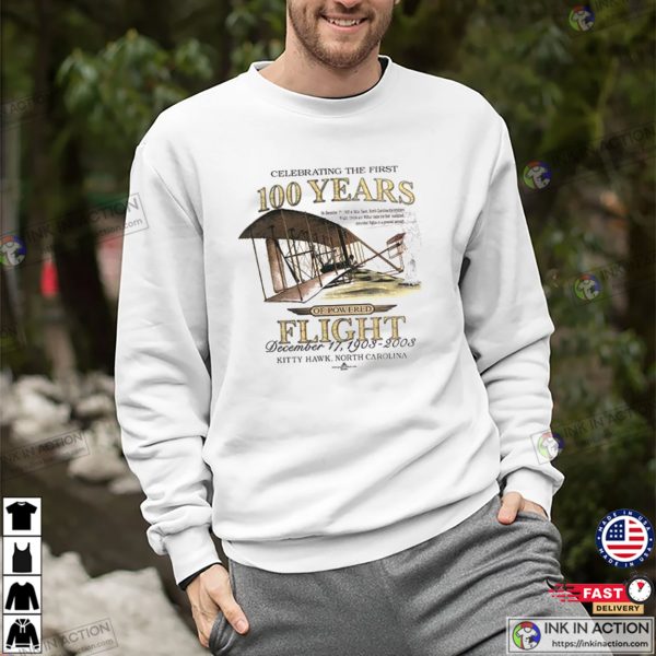 Celebration The First 100 Years Flight Wright Brothers Shirt