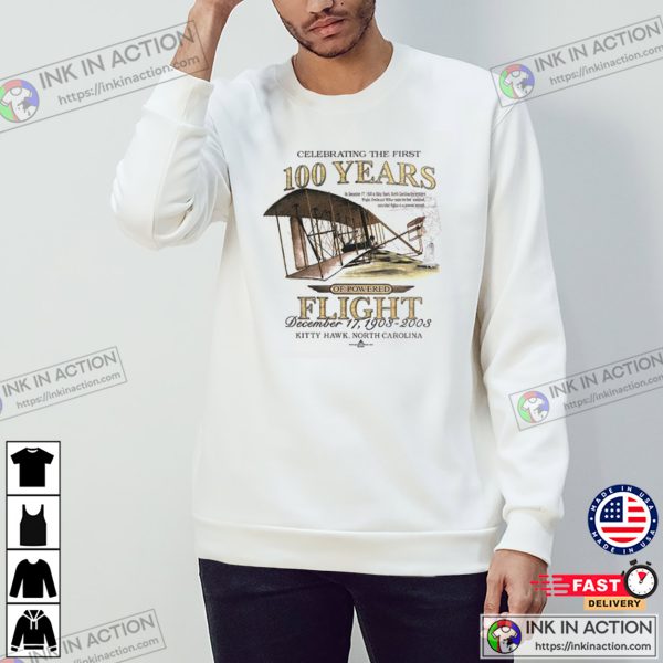 Celebration The First 100 Years Flight Wright Brothers Shirt