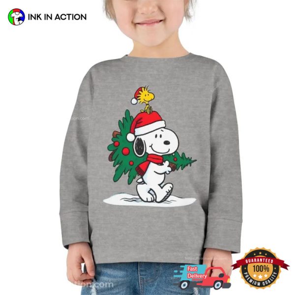 Christmas Snoopy Cartoon Apparel Kids Shirt