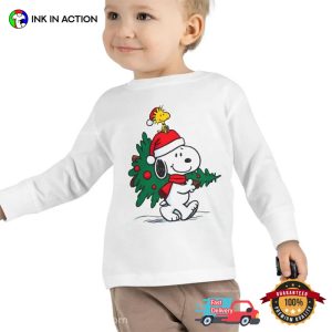 Christmas Snoopy Cartoon Apparel Kids Shirt 3