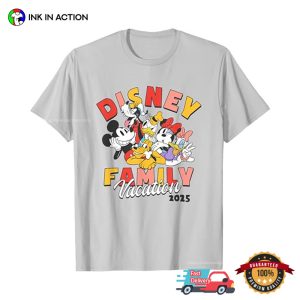 Classic Disney Family Vacation 2025 Vintage Disney World T shirt 3