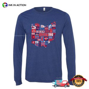 Cleveland Baseball State T shirt 2