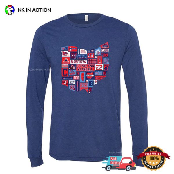 Cleveland Baseball State T-shirt