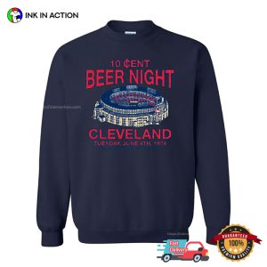 Cleveland Beer Night Vintage Game Night T-shirt