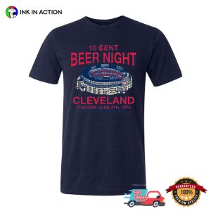 Cleveland Beer Night Vintage Game Night T shirt 3