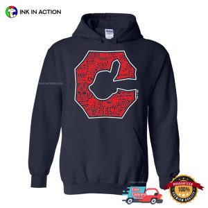 Cleveland Block C Baseball T shirt 2