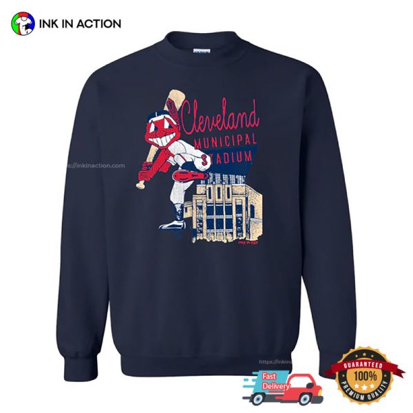 Cleveland Municipal Stadium, Cleveland Indians Baseball T-shirt