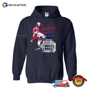 Cleveland Municipal Stadium, Cleveland Indians Baseball T shirt 3