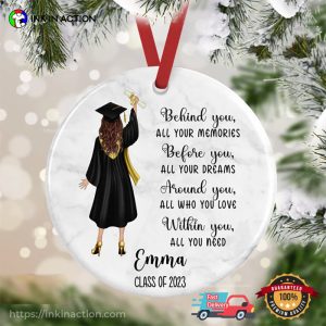 Collage Graduation Christmas Gift Ornament