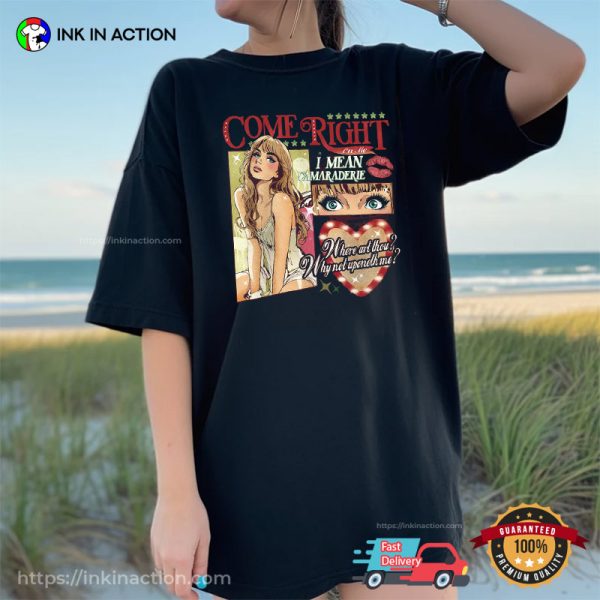 Come Right One Me Animation Sabrina Carpenter Comfort Colors T-shirt