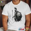 Cool Spartan Warrior Graphic T-shirt