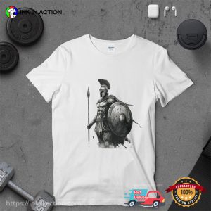 Cool Spartan Warrior Graphic T shirt 3