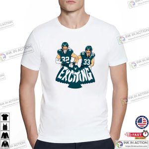 Cooper DeJean And Reed Blankenship Exciting Whites Philadelphia Eagles Football T-shirt