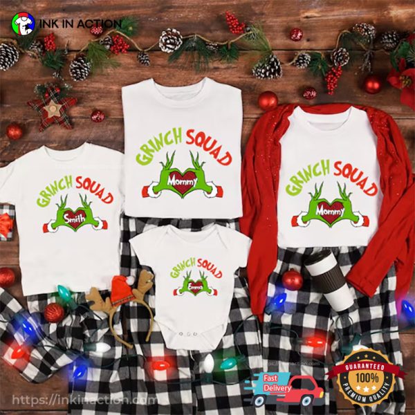 Custom Grinch Family Matching Tee