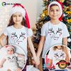 Custom Reindeer Family Christmas Matching Shirt