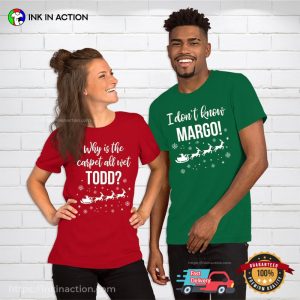 Customer Xmas Joke Couple Christmas Matching T-shirt