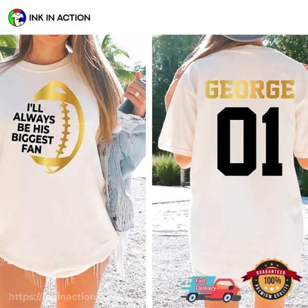 Customized Football Name Game Day 2-Sided Shirt