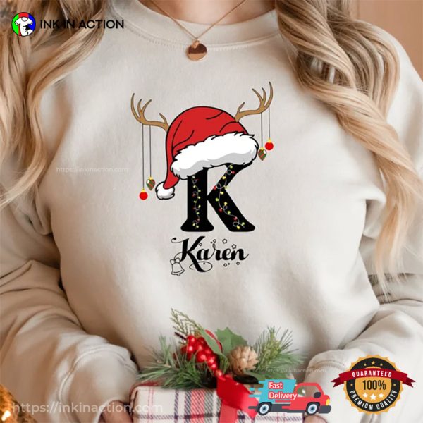 Customized Name Family Christmas T-shirt