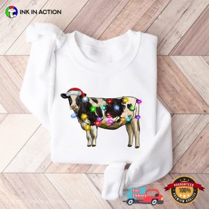 Cute Cow Christmas Merry Christmoos Shirt 3