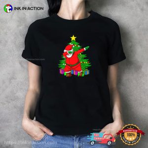 Dab Santa Christmas Tree Dabbing St Nicholas Day Xmas T-shirt