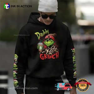 Daddy Grinch Morning Coffee Christmas Tee