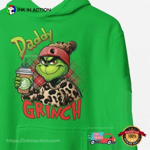 Daddy Grinch Morning Coffee Christmas Tee