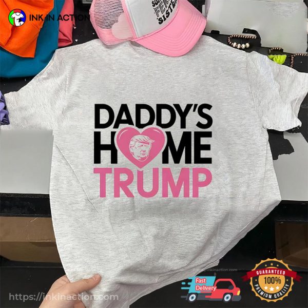 Daddy’s Home Heart Trump Head American Shirt